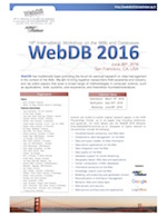 WebDB 2016 Poster